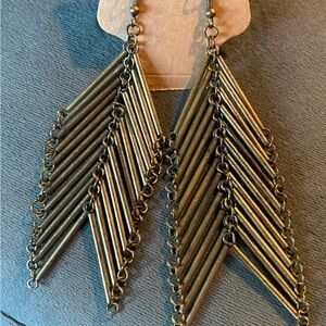 Bronze Dangle Earrings